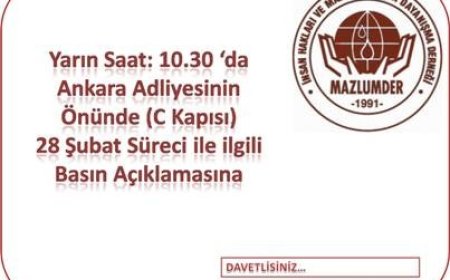 BASIN AÇIKLAMASINA DAVET