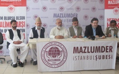 Azad Keşmir Cemaat-i İslami Başkanı ve Yardımcıları MAZLUMDER İstanbul’da Keşmir Sorununu Anlattılar