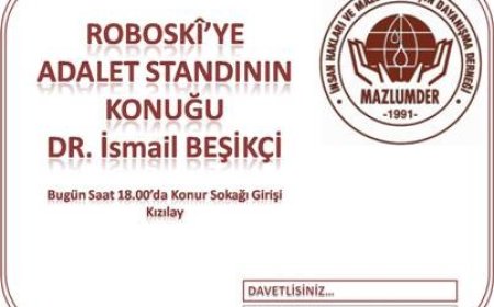 Roboskî'ye Adalet Standının Konuğu İsmail BEŞİKÇİ