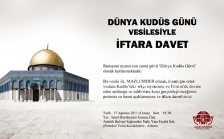 İftara Davetlisiniz