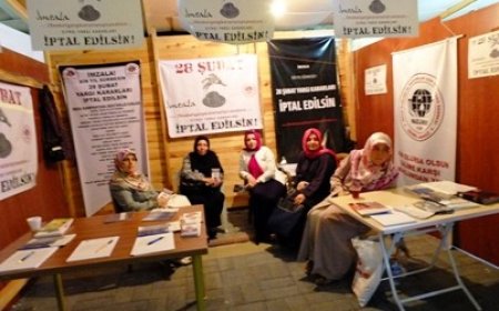 Hamamönü ve Keçiören Standlarında İmza Kampanyamız Devam Ediyor
