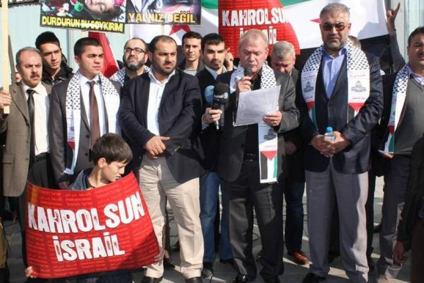 GAZİANTEP GÖNÜLLÜ KURULUŞLARI'DAN İSRAİL ZULMÜNE TEPKİ