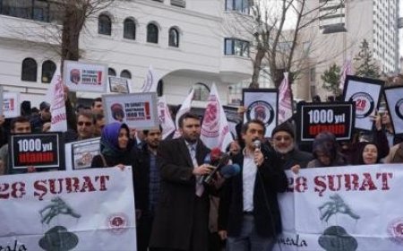 28 Şubat Postmodern Darbesinin Yıldönümünde Darbeciler Protesto Edildi