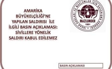 SİVİLLERE YÖNELİK SALDIRI KABUL EDİLEMEZ.