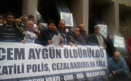 Cem AYGÜN'ün Ailesine Verilen Ceza Protesto Edildi