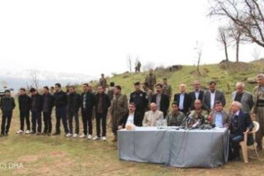 PKK tarafından Alıkonulan 8 Kamu Görevlisi Teslim Alındı