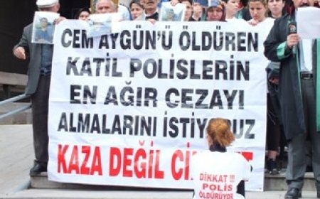 CEM AYGÜN'Ü ÖLDÜREN POLİS GÖREVİNE DEVAM EDİYOR!