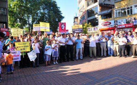 Çaycuma'dan Mısır Cumhurbaşkanı Mursi'ye Destek Eylemi