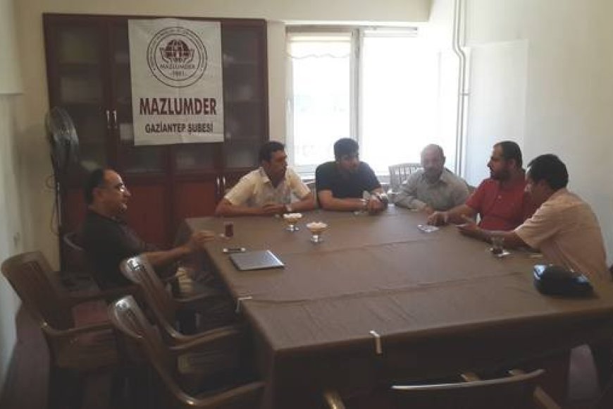 HAK-PAR Heyeti  Mazlumder Gaziantep şubesini Ziyaret Etti