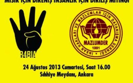 ‘’MISIR İÇİN DİRENİŞ İNSANLIK İÇİN DİRİLİŞ’’