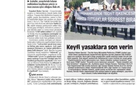 MAZLUMDER Cezaevleri Çalışma Grubu Başkanı: "Cezaevleri zulüm üretiyor"