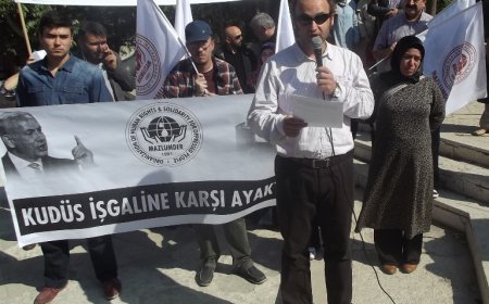 MAZLUMDER, Mescid-i Aksa'yı İşgal Eden İsrail Yönetimini Protesto Etti