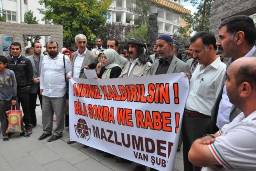 Van Mazlumder “Andınız Kaldırılsın!” dedi