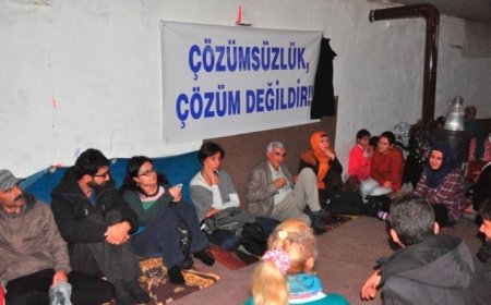 VAN’DA SİVİL TOPLUM KURULUŞLARI AÇLIK GREVİNDE