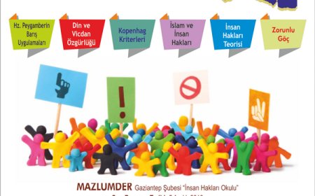 Gaziantep’te insan hakları okulu başlıyor