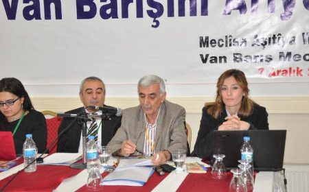 VAN BARIŞINI ARADI ÇALIŞTAYINDA YAPILAN SUNUM