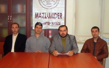MAZLUMDER ANTEP ŞUBE İHH YA YAPILAN BASKIN KABUL EDİLEMEZ