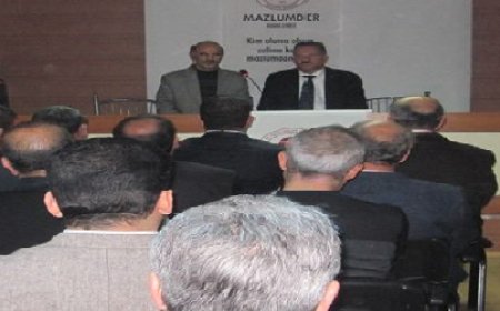 ABDULLAH TORUN MAZLUMDERİ ZİYARET ETTİ