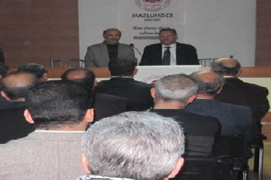 ABDULLAH TORUN MAZLUMDERİ ZİYARET ETTİ