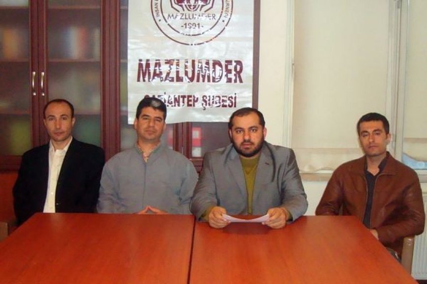 MAZLUMDER ANTEP ŞUBE İHH YA YAPILAN BASKIN KABUL EDİLEMEZ