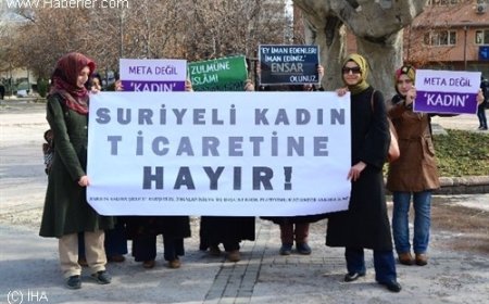 Suriyeli Kadın Ticaretine Hayır