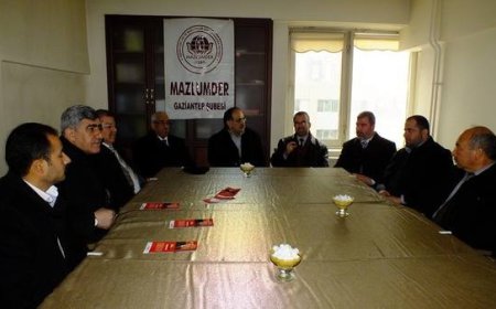 Saadet Partisi Adayları Mazlumder Gaziantep Şubesini ziyaret etti