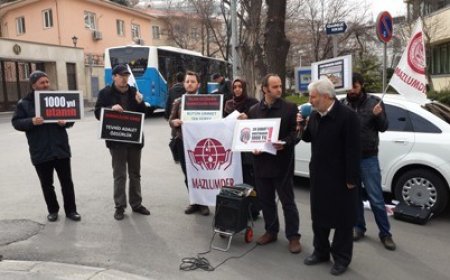 MAZLUMDER Genel Merkez’den ve Ankara Şubesi’nden 28 Şubat’ın Yıl Dönümünde Güniz Sokakta Basın Açıklaması