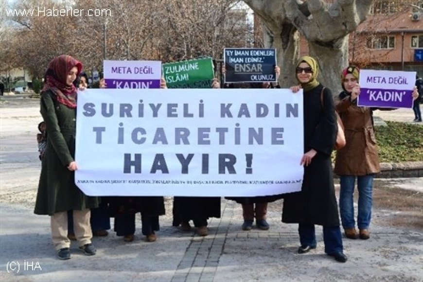 Suriyeli Kadın Ticaretine Hayır