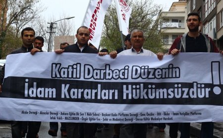 Ankara'daki STK'lar Mısır'da İhvan-ı Müslim'in Üyelerine Verilen İdam Cezası Protesto Etti