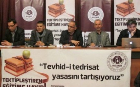 MAZLUMDER, “TEKLİPLEŞTİREN EĞİTİME HAYIR” PANELİ İLE TEVHİD-İ TEDRİSAT KANUNUNU MASAYA YATIRDI
