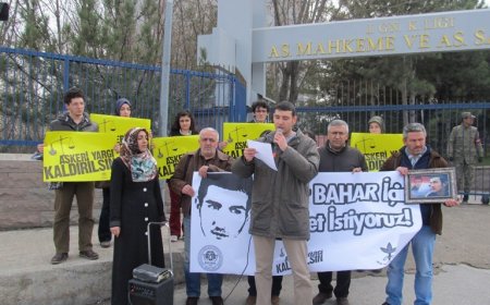 MAZLUMDER Ankara Şubesi ve İHD Asker Caner BAHAR'ın Duruşmasını İzledi