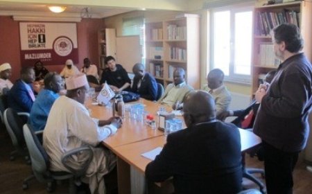 Orta Afrika’da Zulüm Gören Müslüman Temsilciler MAZLUMDER İstanbul’u Ziyaret Etti