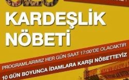Ankara’da ‘529 İhvan-ı Müslimin Üyesi İçin Adalet Nöbeti’ devam ediyor!
