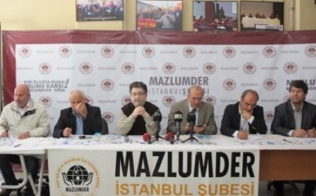 HAPİS CEZALARI ONANAN SÖZDE SELAM ÖRGÜTÜ SANIKLARI MAZLUMDER İSTANBUL’DA KONUŞTU