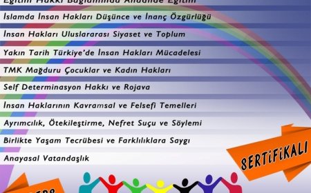 VAN İNSAN HAKLARI OKULU BAŞLIYOR