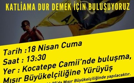 YÜRÜYÜŞE ve BASIN AÇIKLAMASINA DAVET