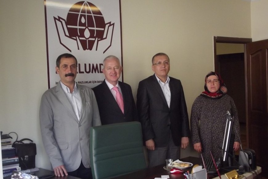 MAZLUMDER Genel Merkezi’ne İrlanda Büyükelçisi’nden Ziyaret