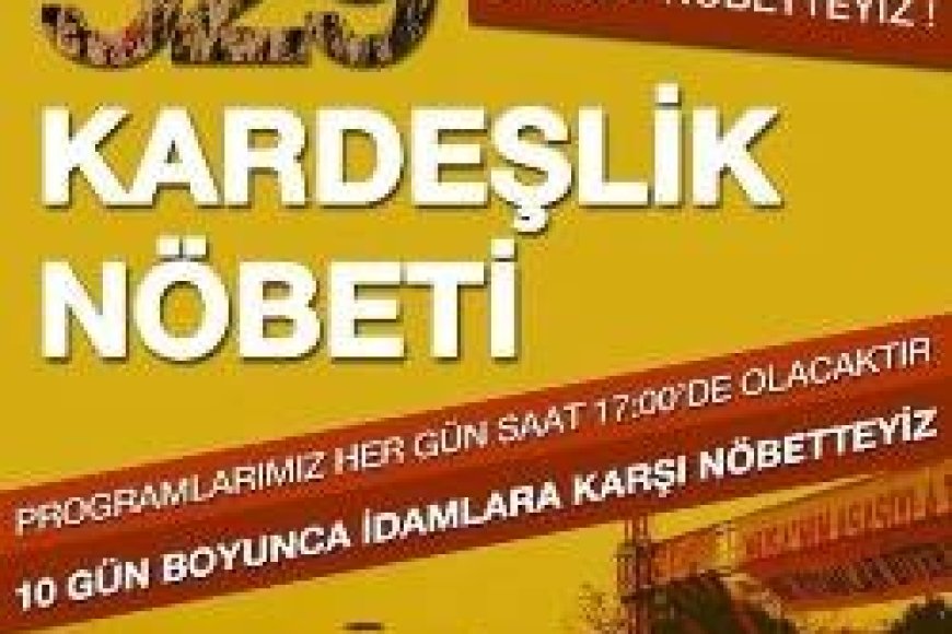 Ankara’da ‘529 İhvan-ı Müslimin Üyesi İçin Adalet Nöbeti’ devam ediyor!