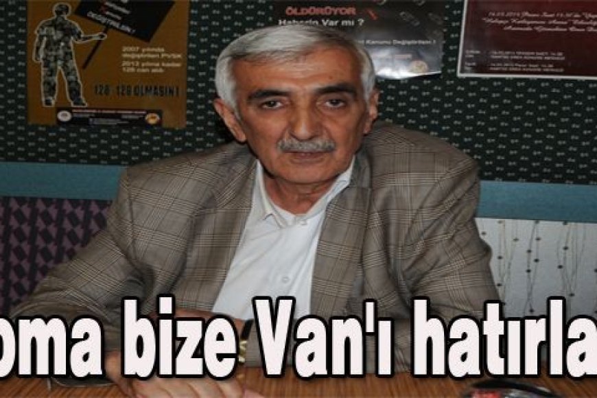 'Soma bize Van'ı hatırlattı'