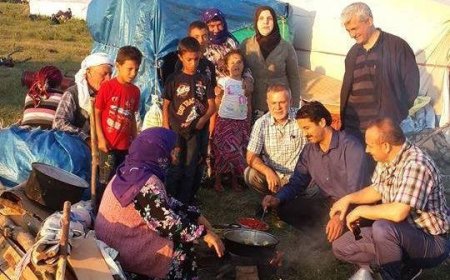 MAZLUMDER MEVSİMLİK TARIM EMEKÇİLERİNİ ZİYARET ETTİ