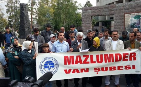 MAZLUMDER VAN ŞUBESİ SAĞDUYU ÇAĞRISI YAPTI
