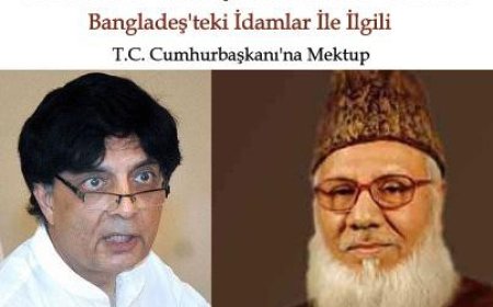 MAZLUMDER Genel Başkanı Ahmet Faruk Ünsal’dan Türkiye Cumhuriyeti Cumhurbaşkanı’na Mektup