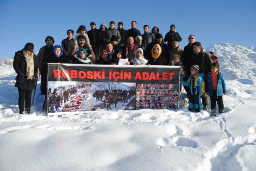 Erek Dağının Zirvesinde Roboski İçin Adalet Çağrısı