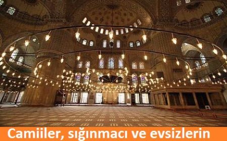 Camiler sığınmacı ve evsizlerin kullanımına açılmalıdır