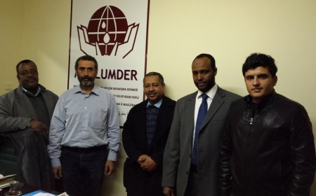 MAZLUMDER Genel Merkezi’ne Eritre Dışişleri Bakanı’ndan Ziyaret