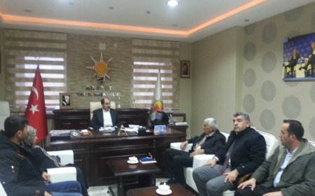 MAZLUMDER VAN ŞUBESİ AK PARTİYİ ZİYARET ETTİ