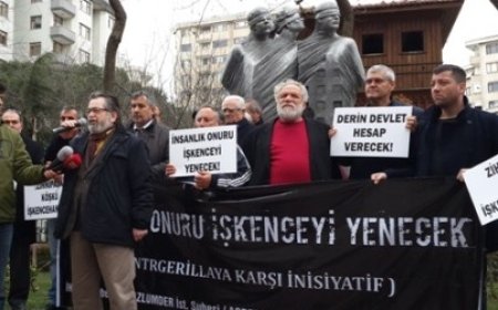 Kontr-Gerilla’ya Karşı İnisiyatif, 12 Mart’ın Yıl Dönümünde “İşkence Mağdurlarına Saygı” Anıtı Önünde Toplandı