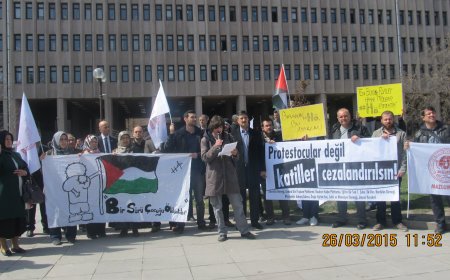 Ankara Adliyesinde Basın Açıklaması Yapıldı  ‘Protesto Edenler Değil Katiller Yargılansın‘