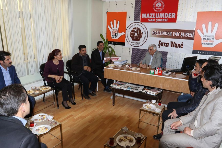 Eş Başkanlardan MAZLUMDER'e Ziyaret