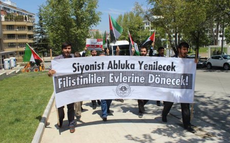 MAZLUMDER Ankara Şubesi Nekbe Günü’nde İsrail Büyükelçiliği Konutu’na Yürüdü!